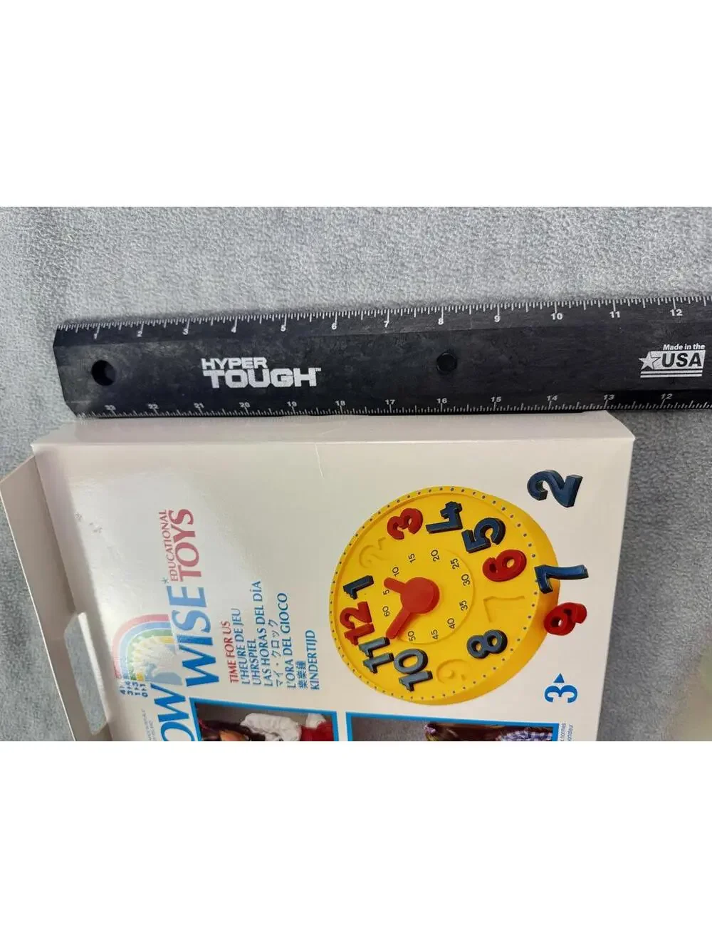 vintage amway grow wise‎ NIB play clock toy learning numbers teaching time